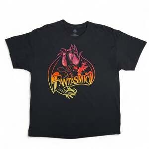 Vintage Disney Fantasmic Maleficent Sorcerer Mickey T-Shirt Black XL